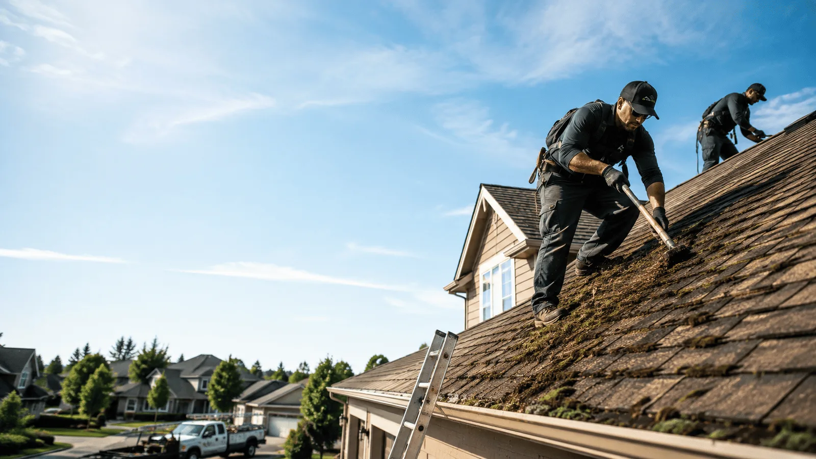 Roof Moss Removal in Bridgeport, WV near me